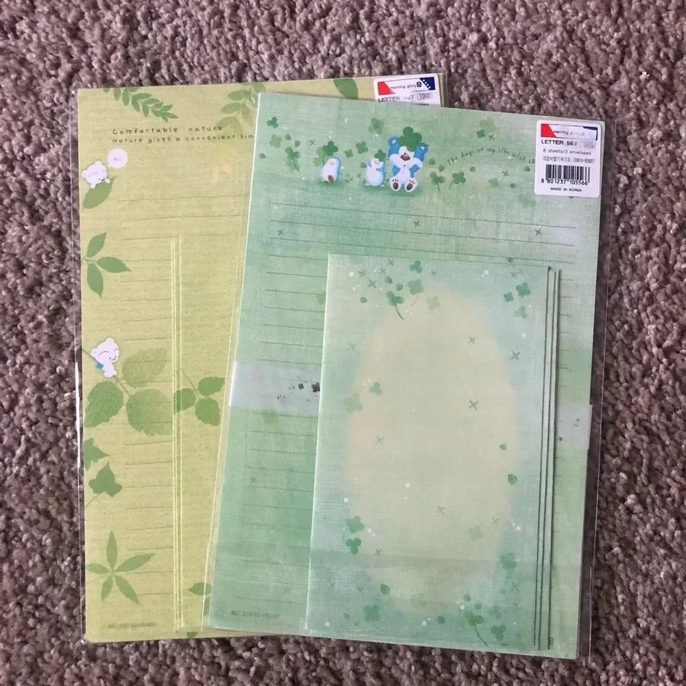 Korean Kawaii Furukawashiko Stationary Paper & Envelope Set